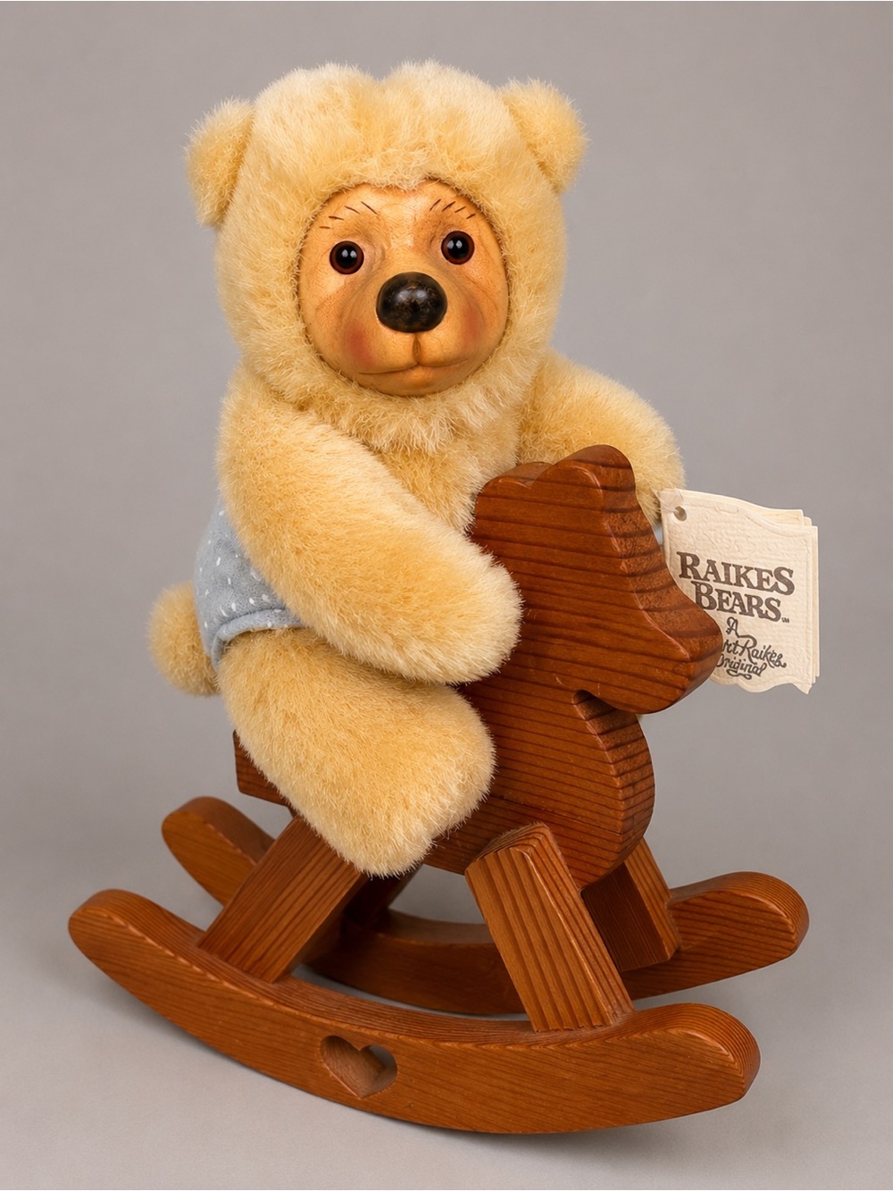 Vintage Robert Raikes Ben Bear Nursery Miniatures Rocking Horse Tags 1990